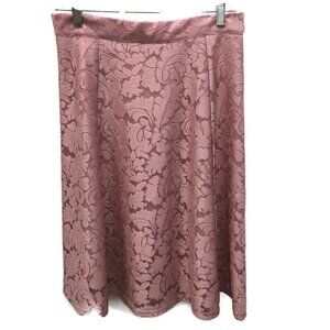 Grace Karin Dusty Rose Floral Skirt